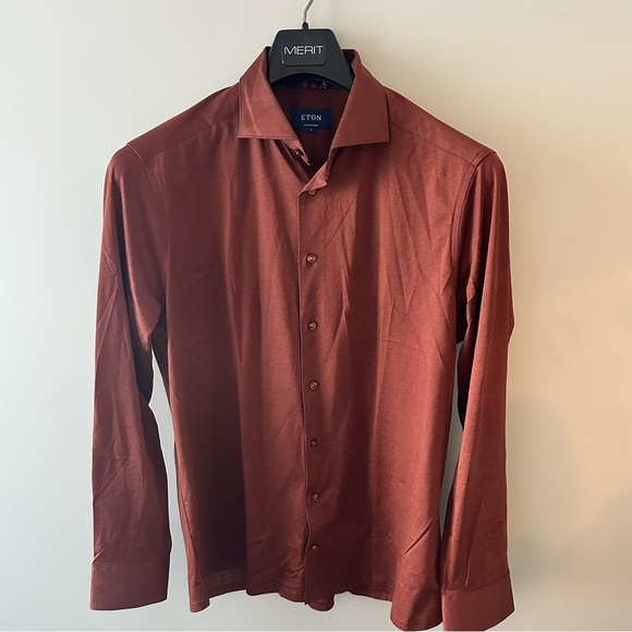 **Men's XL Eton Cotton Shirt** - Picture 3 of 9